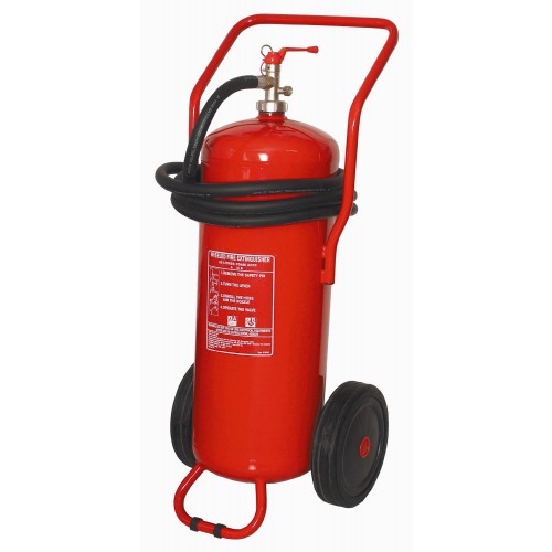 Wheeled fire extinguishers